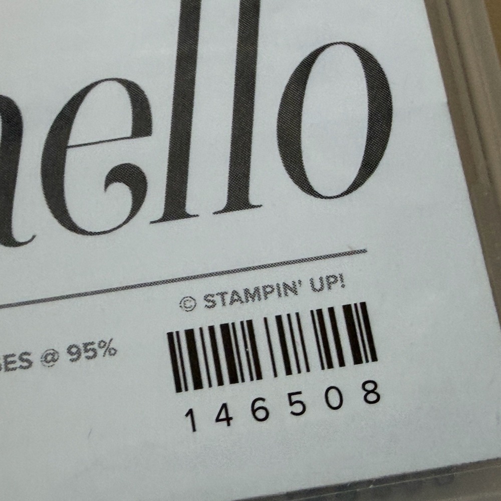 Stampin' Up! Floral Frames Cling Stamp Set 146508 Flower Love Hello 8 Stamps NEW - Picture 5 of 5